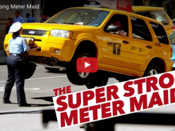 The Super Strong Meter Maid PR Stunt - Experiential Marketing for Professionals