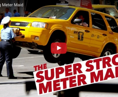 The Super Strong Meter Maid PR Stunt - Experiential Marketing for Professionals