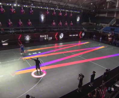 Basketball Mapping and Projection Experiential Marketing Examples 2016