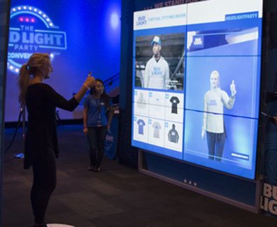 Bud Light Virtual Fitting Room System for Events and Experiential Marketing