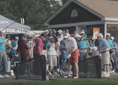 Sergio Garcia and Taylor Made Golf give out free Drivers and Golf Lessions at Bethpage Black