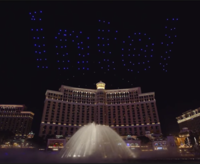 Intel CES 2018 Drone Light Show in Vegas